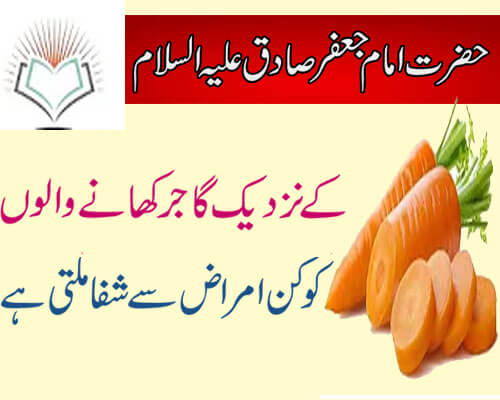 244=Hazrat Imam Jafar Sadiq Saying About Carrot